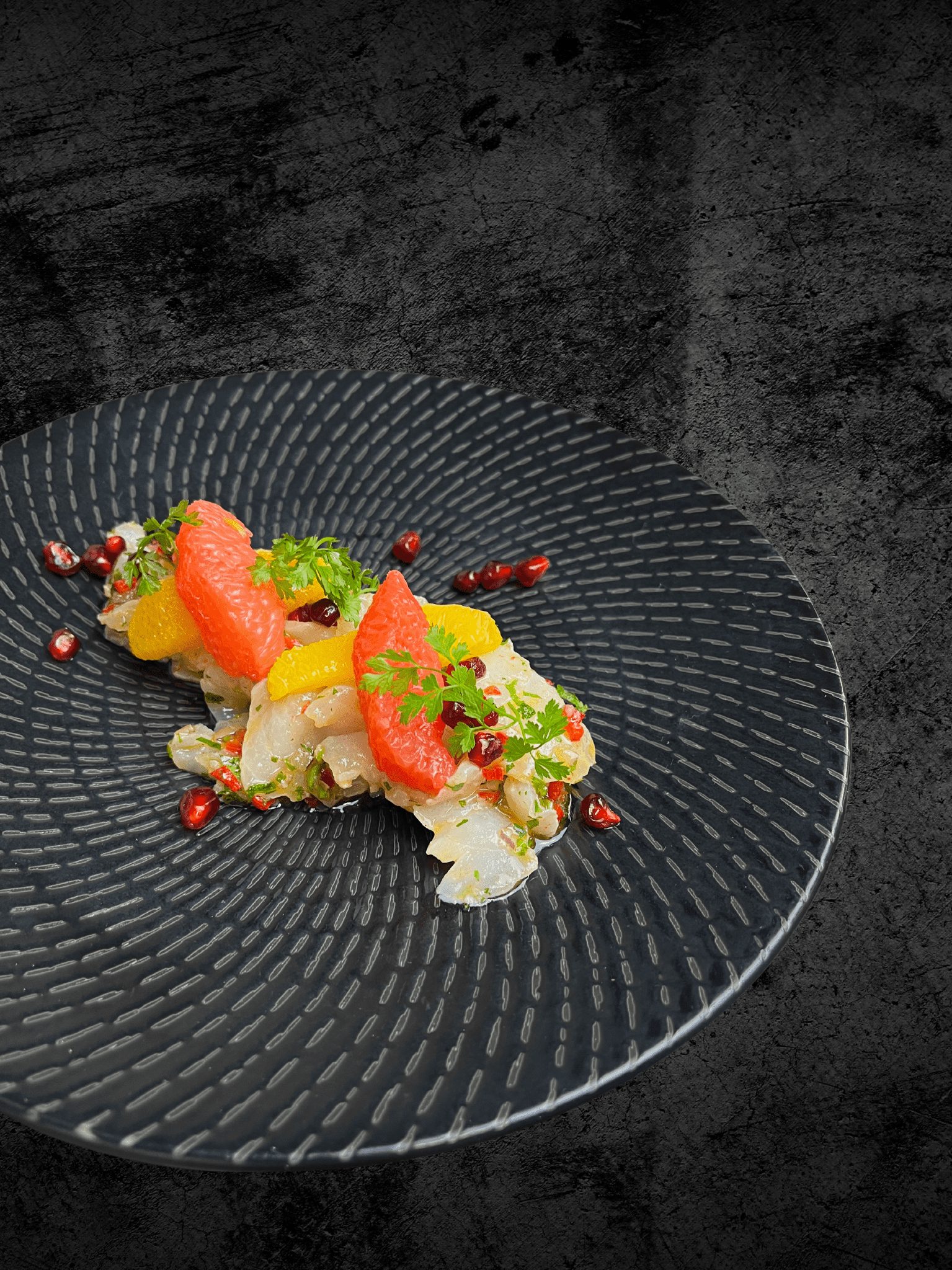 Ceviche de sandre aux agrumes - Carte Hiver (1)